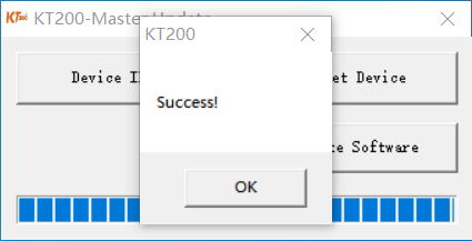 KT200 software problem