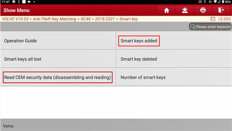 How-to-add-smart-keys-to-Volvo-XC40-2018-2021-with-Launch-X431-IMMO-Elite-6